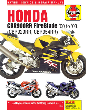 Honda CBR900RR FireBlade (00  03) Haynes Repair Manual (Paperback),Used