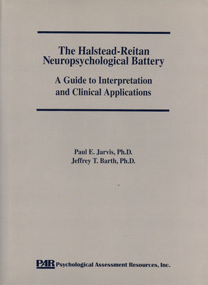 The HalsteadReitan Neuropsychological Battery: A Guide to Interpretation and Clinical Applications,Used