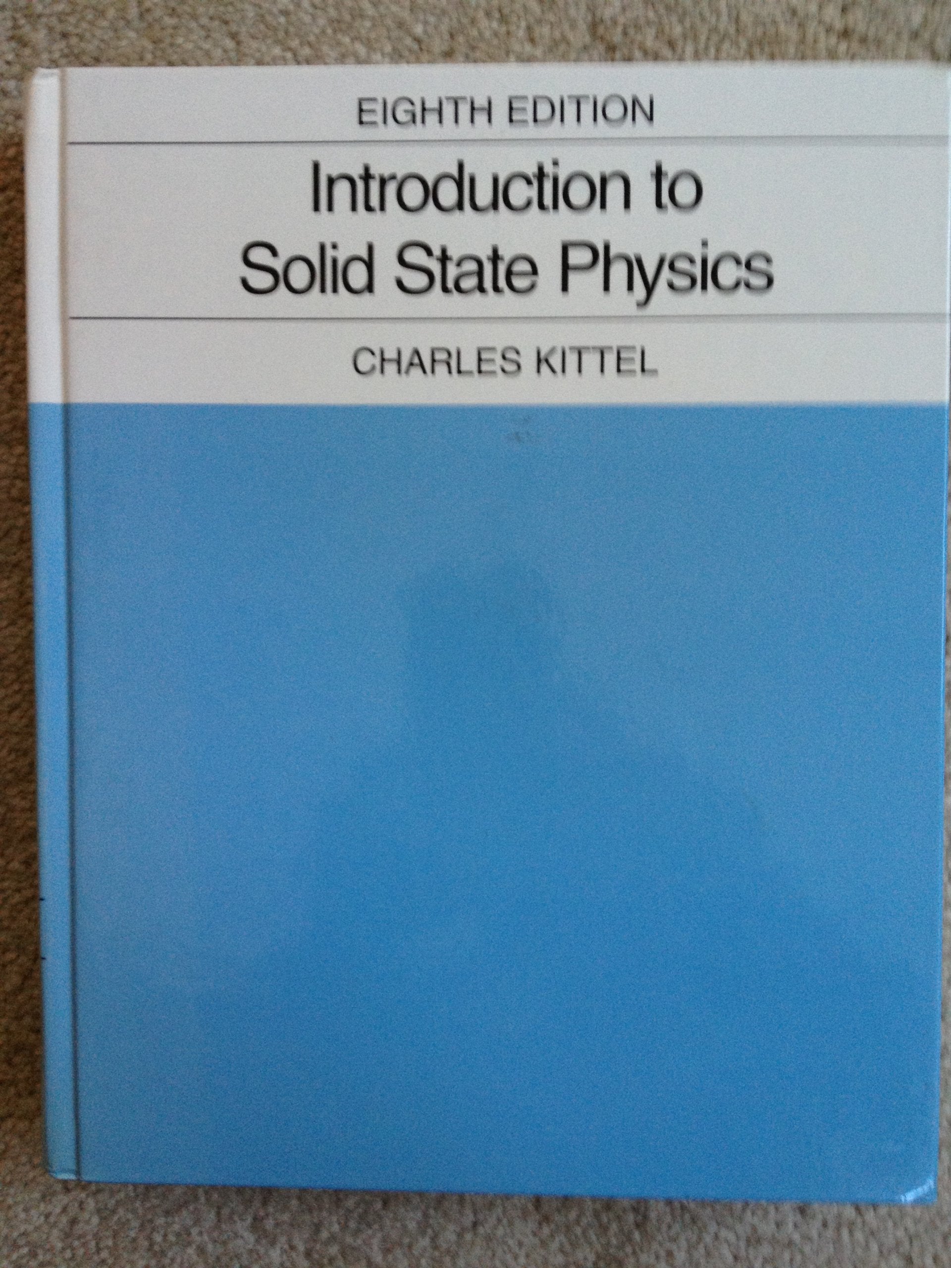 Introduction to Solid State Physics,New