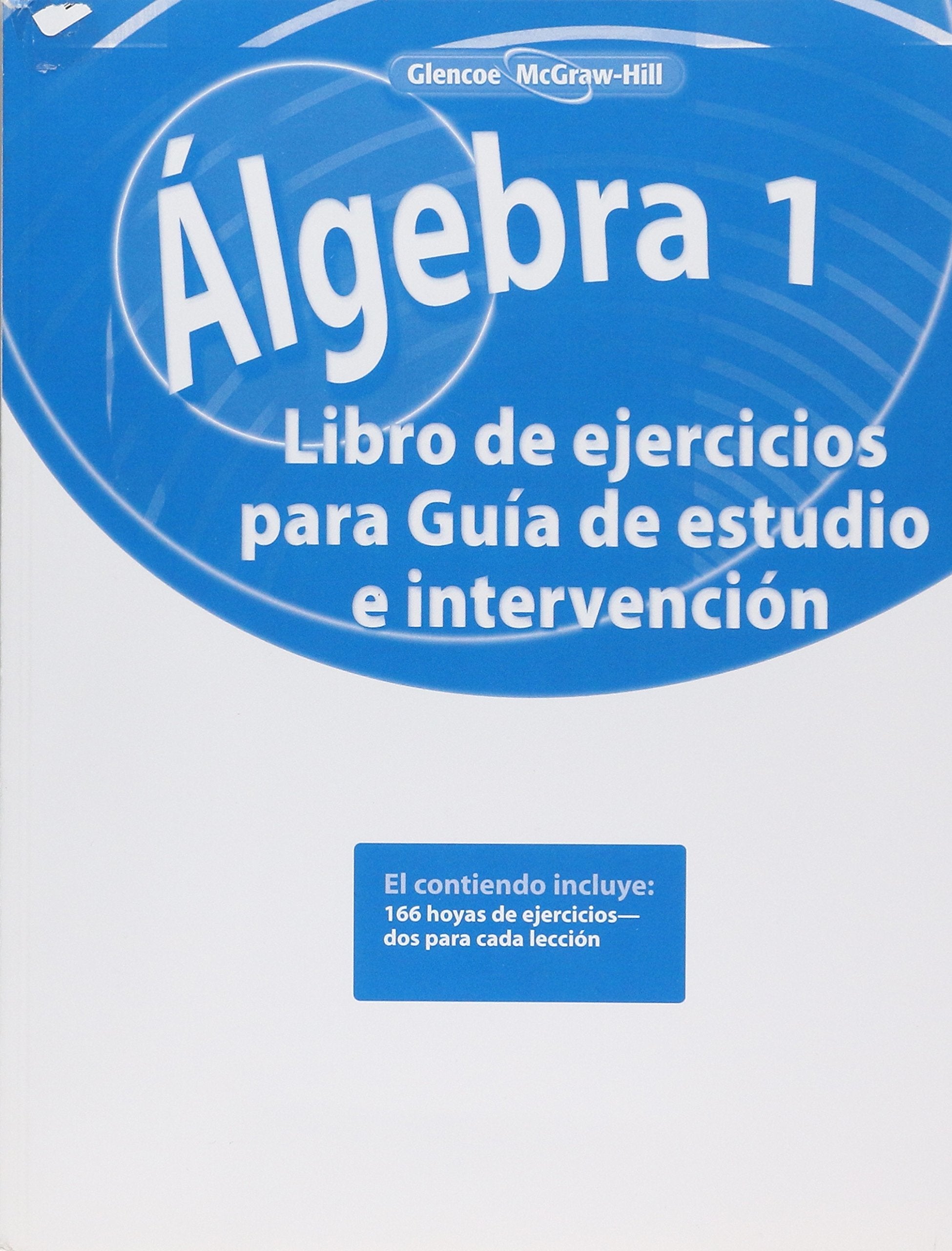 Algebra 1, Spanish Study Guide and Intervention Workbook (MERRILL ALGEBRA 1) (Spanish Edition),Used