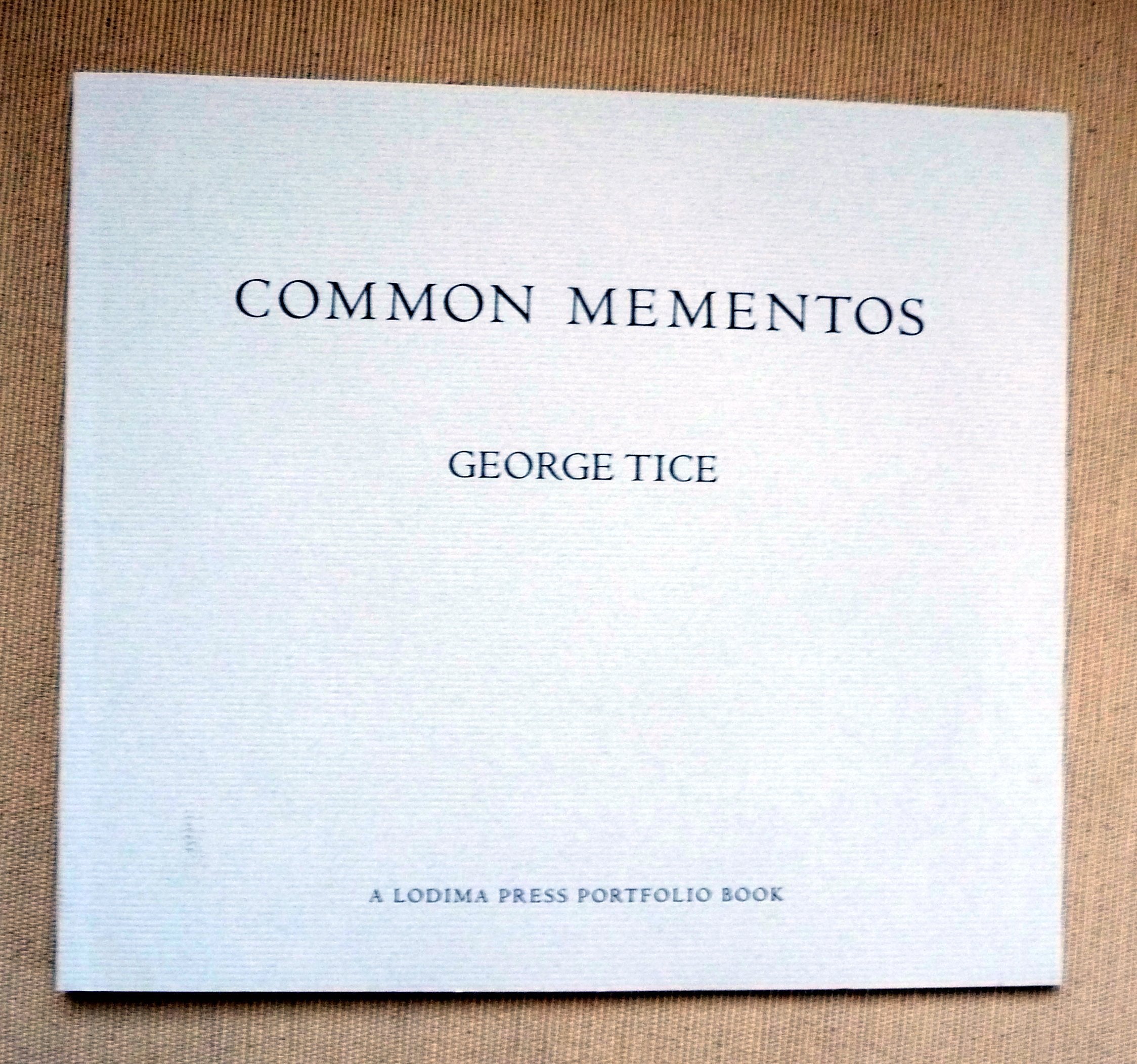 Common Mementos (Lodima Press Portfolio Books, Vol. 3),Used