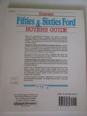 Illustrated 50's and 60's Ford Buyer's Guide,Used