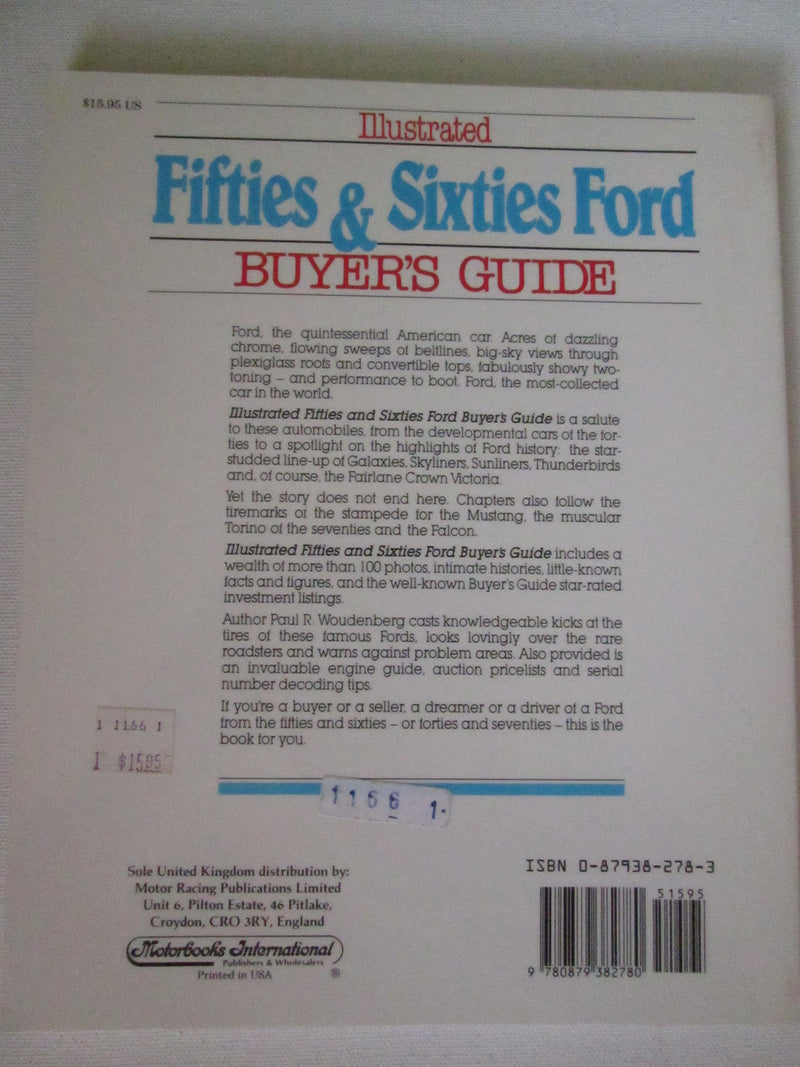 Illustrated 50's and 60's Ford Buyer's Guide,Used