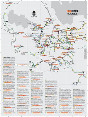 OffHighway Map for Silverton, Ouray, Lake City, Telluride Colorado,New