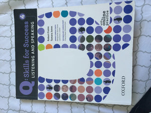 Q: Skills for Success 4 Reading & Writing Student Book with Student Access Code Card,Used