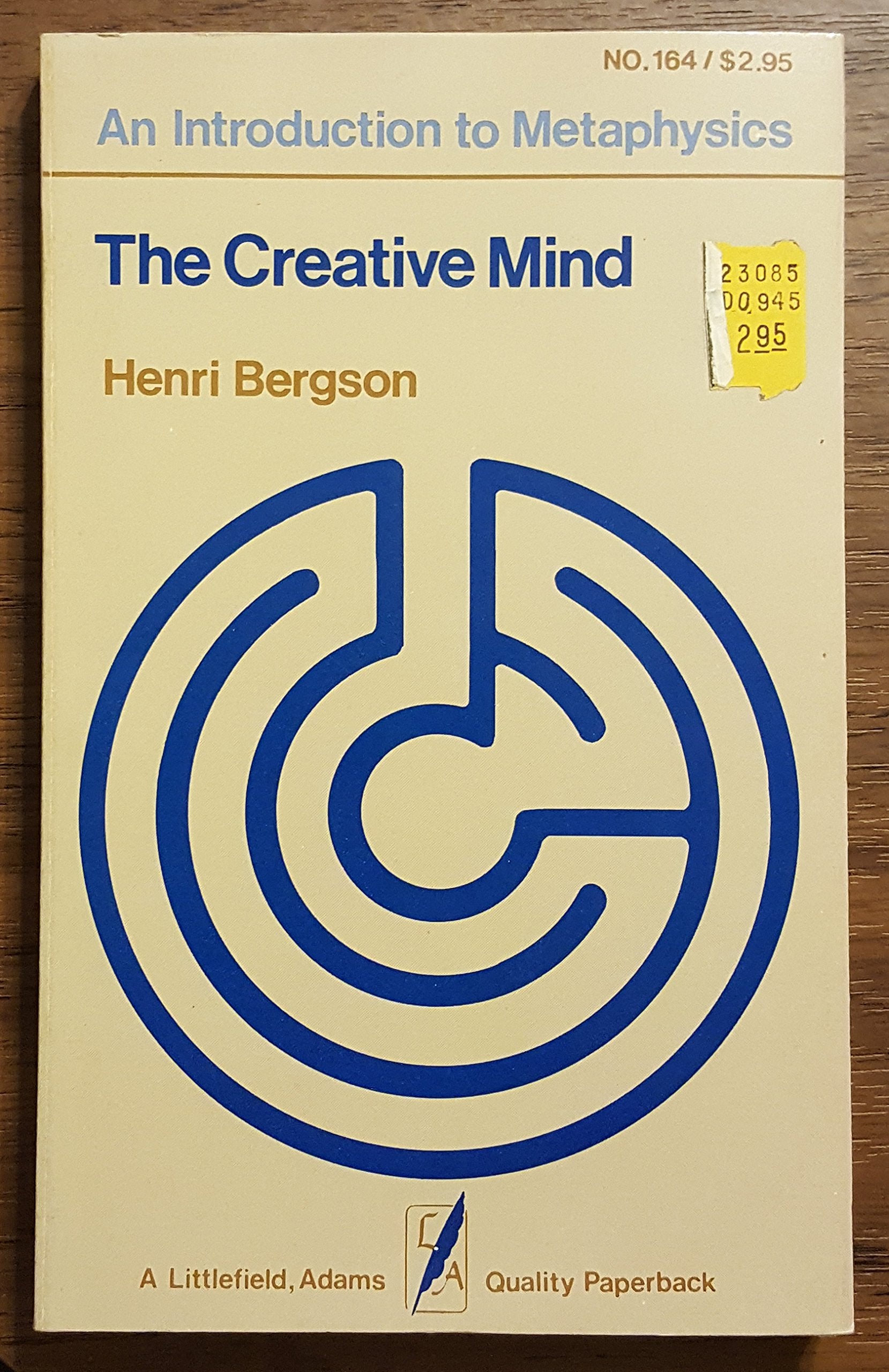 The Creative Mind: An Introduction to Metaphysics,Used