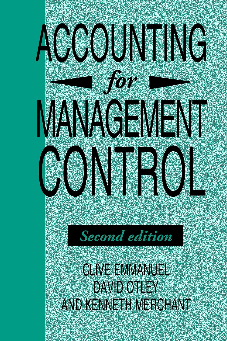 Accounting for Management Control,Used