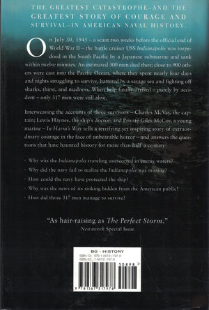 In Harm's Way: The Sinking of the USS Indianapolis and the Extraordinary Story of Its Survivors,Used