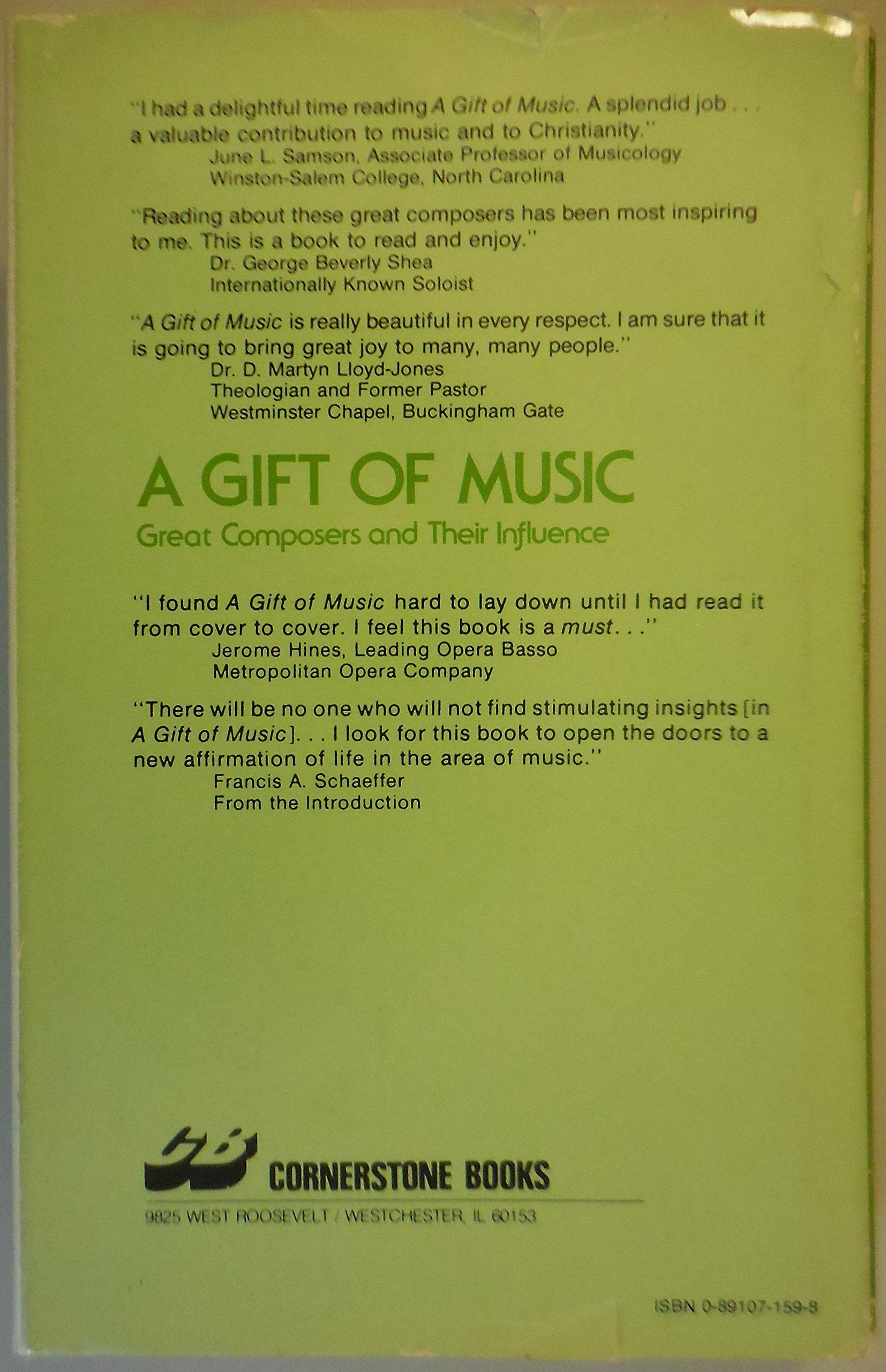 Gift of Music: Great Composers and Their Influence,New