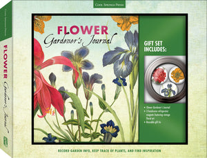 Flower Gardener'S Journal & Magnet Gift Set: Record Garden Info, Keep Track Of Plants, And Find Inspiration