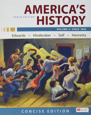 America's History: Concise Edition, Volume 2,Used
