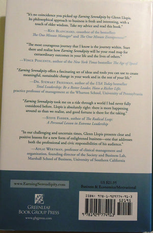 Earning Serendipity: 4 Skills for Creating and Sustaining Good Fortune in Your Work,Used