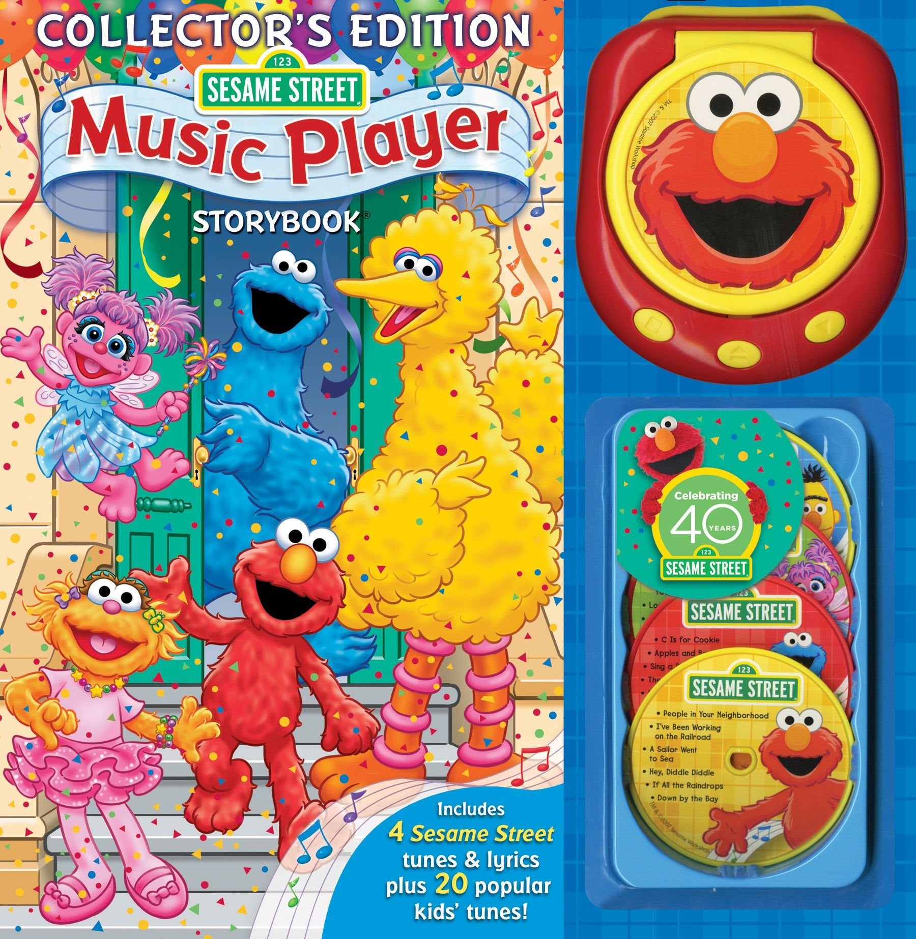 Sesame Street Music Player/40th Anniversary Collector's Edition (Music Player Storybook),Used