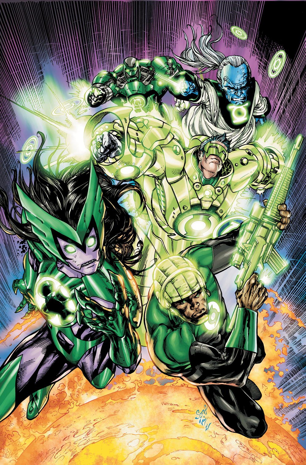 Green Lantern Corps: Revolt of the Alpha Lanterns,Used