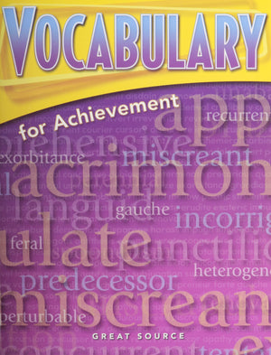 Vocabulary for Achievement: Student Edition Fourth Course,New