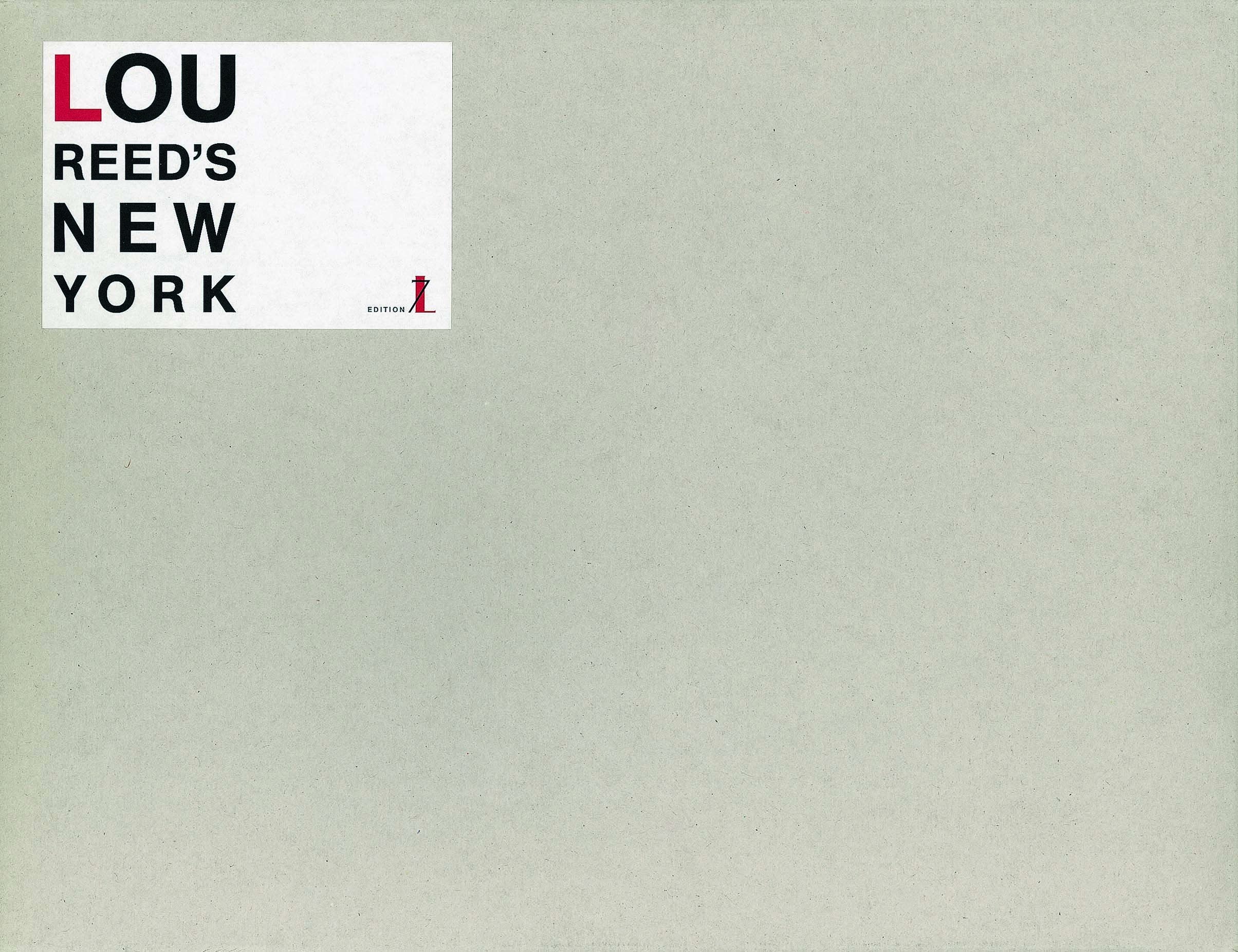 Lou Reed's New York,Used
