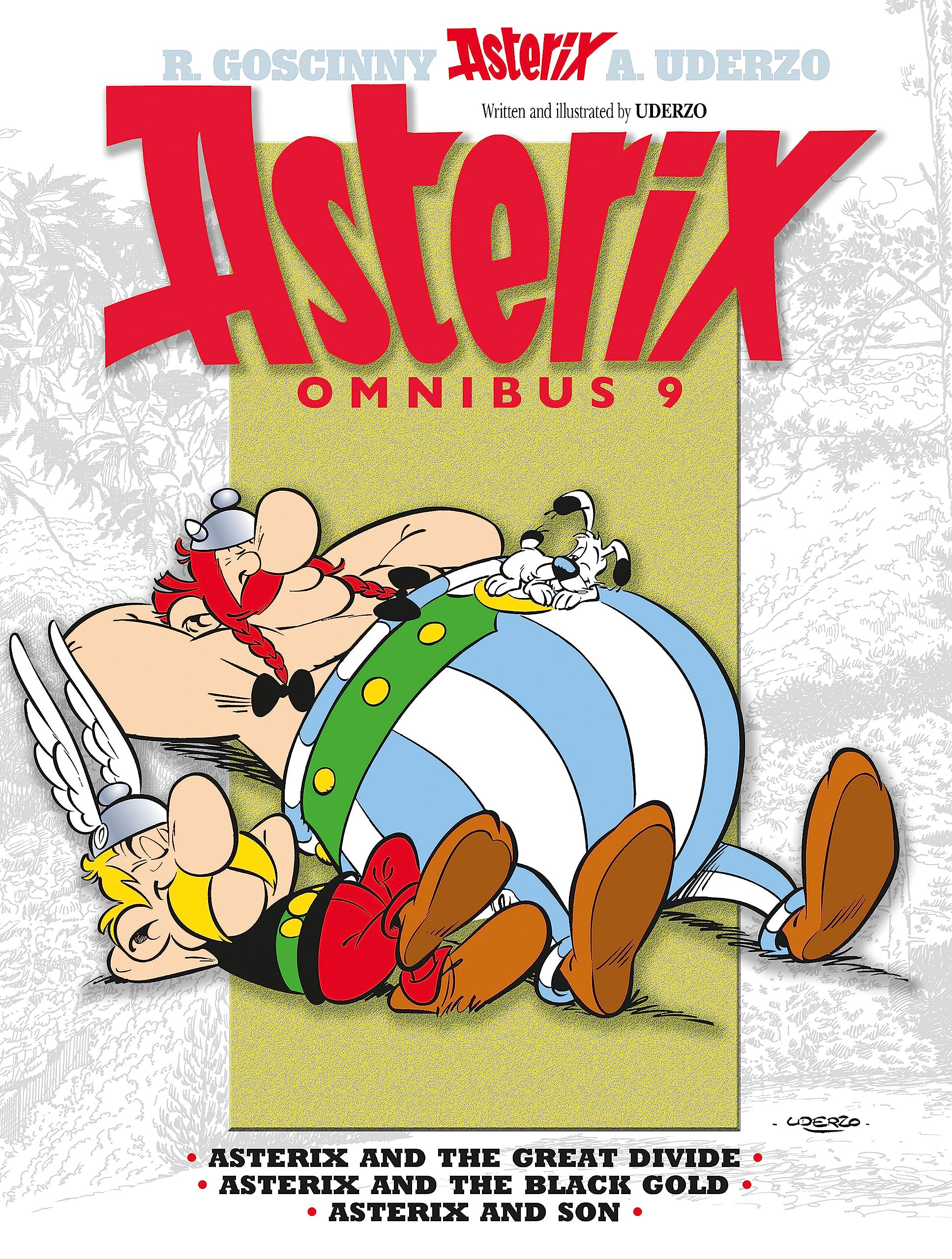 Asterix Omnibus 9: Includes Asterix and the Great Divide #25, Asterix and the Black Gold #26, and Asterix and Son #27,Used