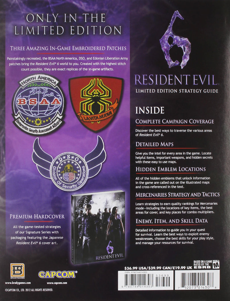Resident Evil 6: Strategy Guide,Used