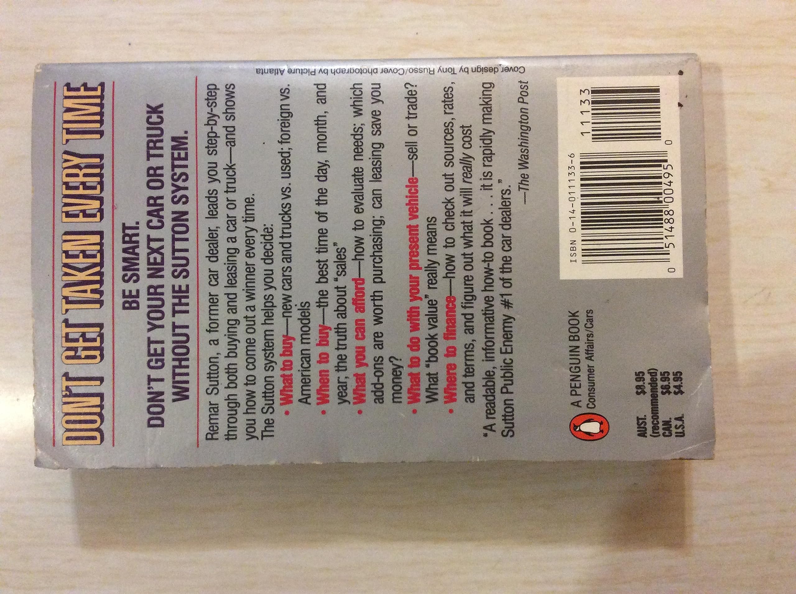 Don't Get Taken Every Time: Third Edition,Used