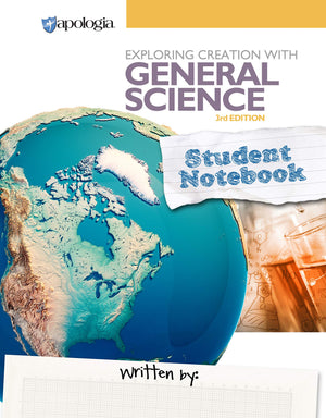 Exploring Creation with General Science 3rd Edition, Student Notebook,New