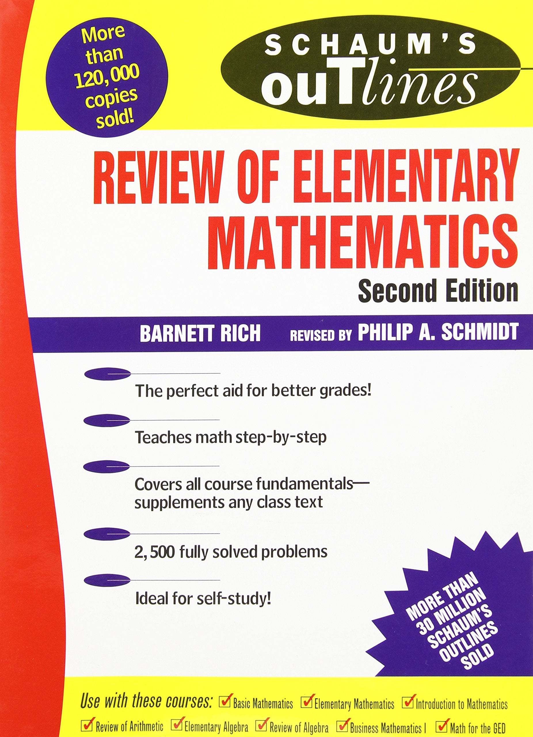 Schaums Outline Of Review Of Elementary Mathematics-new,New