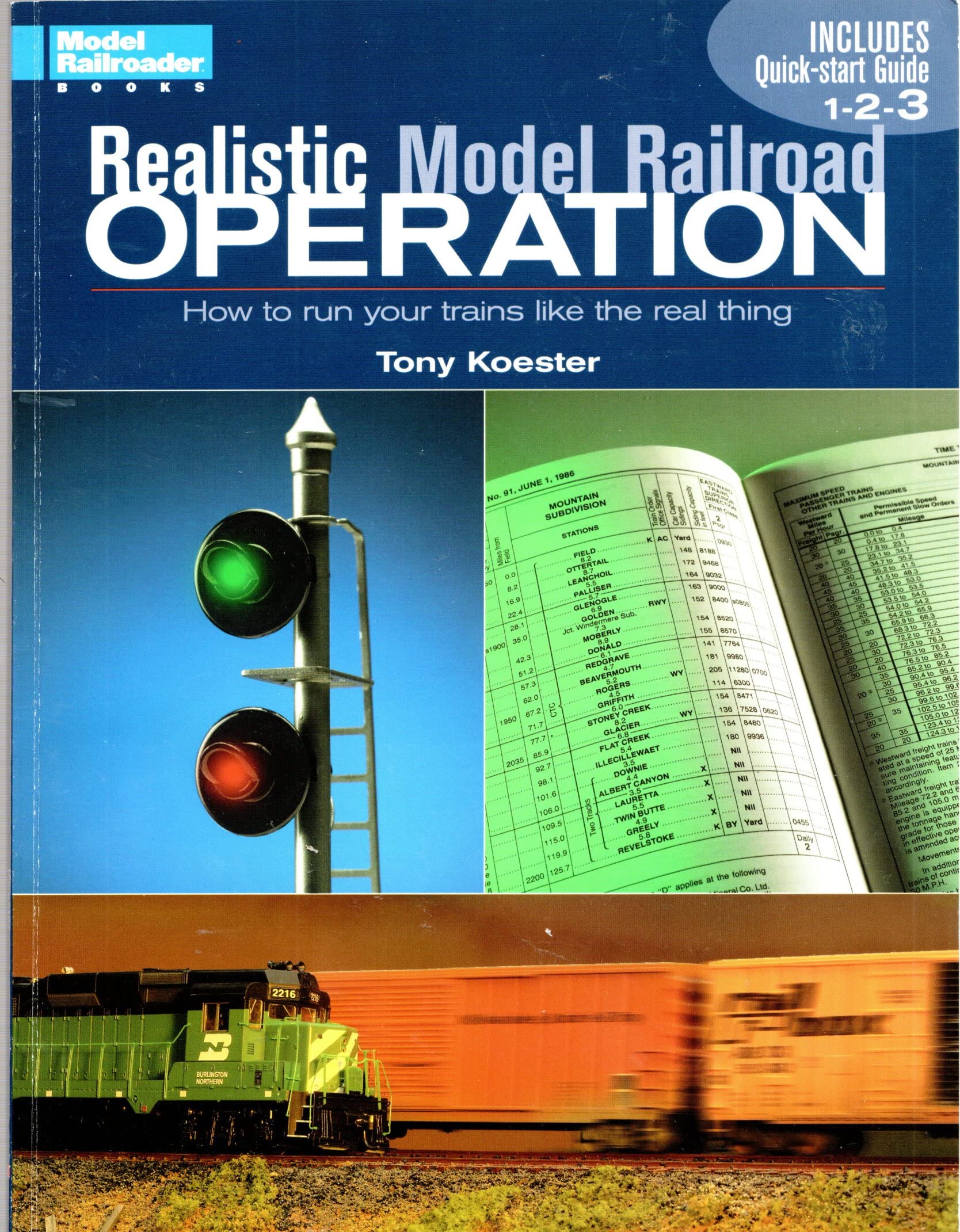 Realistic Model Railroad Operation: How To Run Your Trains Like The Real Thing,New
