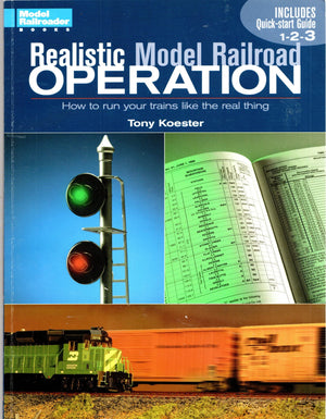 Realistic Model Railroad Operation: How to Run Your Trains Like the Real Thing,Used