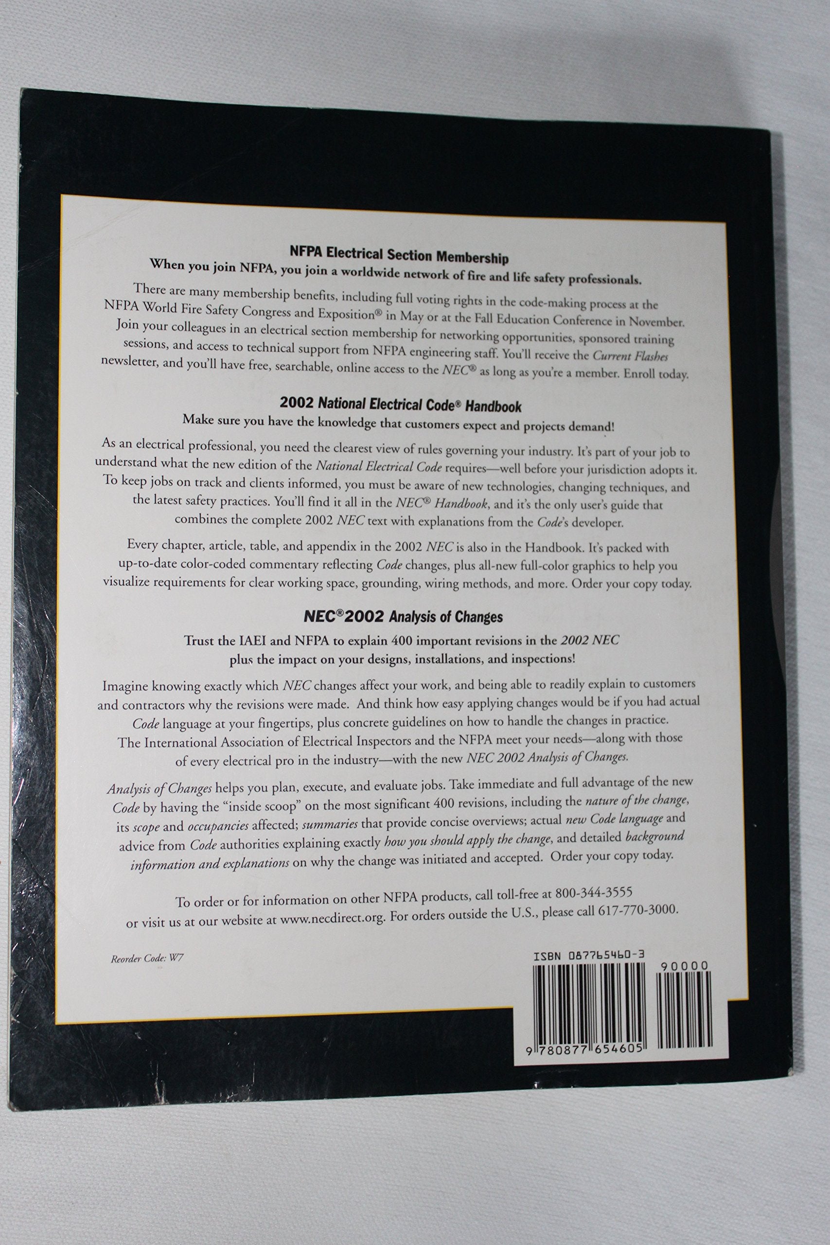 National Electrical Code 2002 (softcover),Used