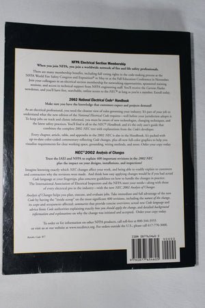 National Electrical Code 2002 (softcover),Used