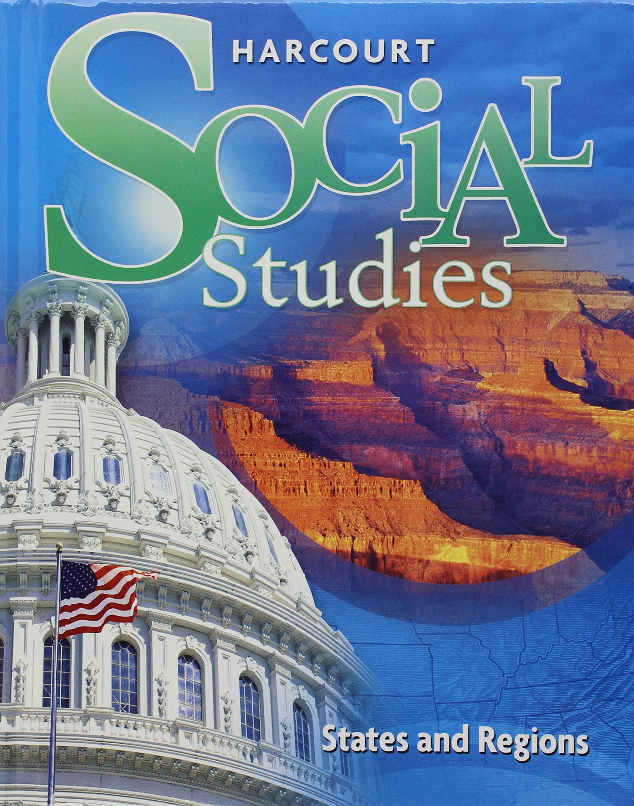 Harcourt Social Studies: Student Edition Grade 4 States and Regions 2007,New