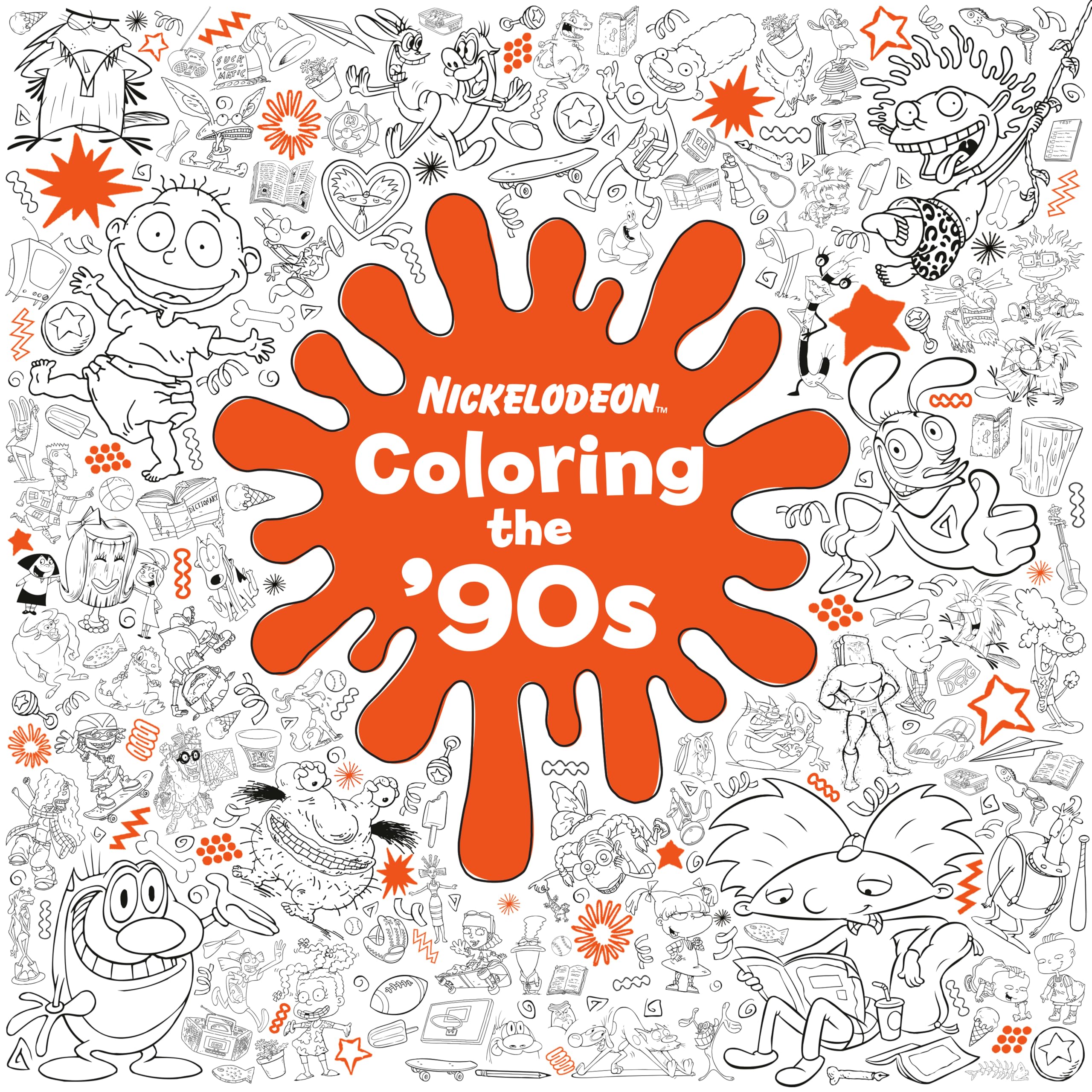 Coloring The '90S (Nickelodeon),Used