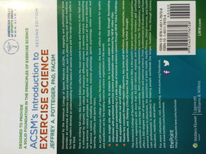 ACSM's Introduction to Exercise Science,Used