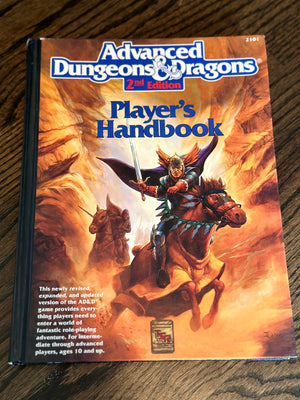 Advanced Dungeons & Dragons Player'S Handbook, 2Nd Edition