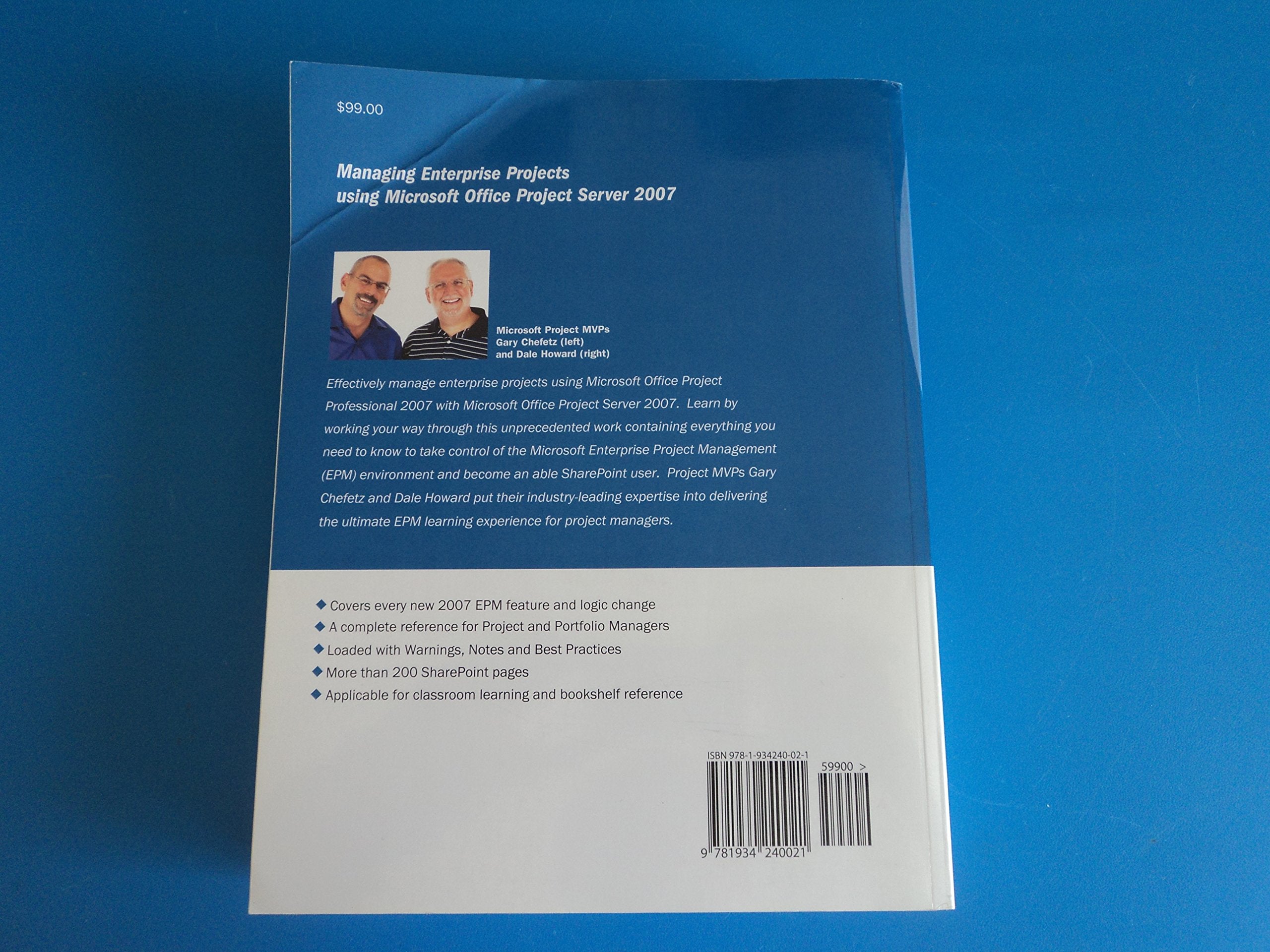 Managing Enterprise Projects using Microsoft Office Project Server 2007 Second Edition,Used