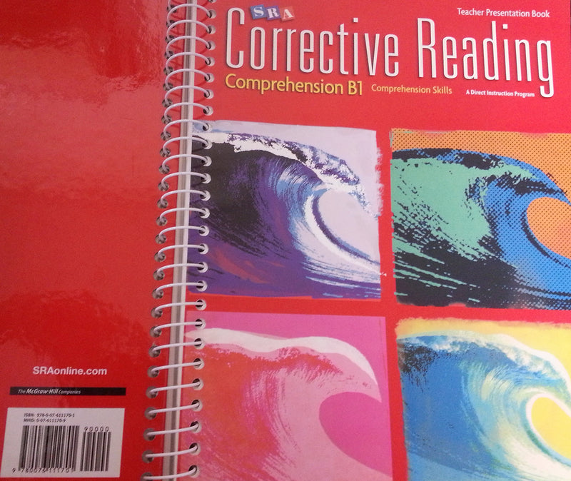 Corrective Reading Comprehension Level B1, Presentation Book (CORRECTIVE READING DECODING SERIES),Used