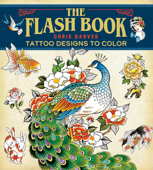 Flash Book: HandDrawn Tattoos to Color,New