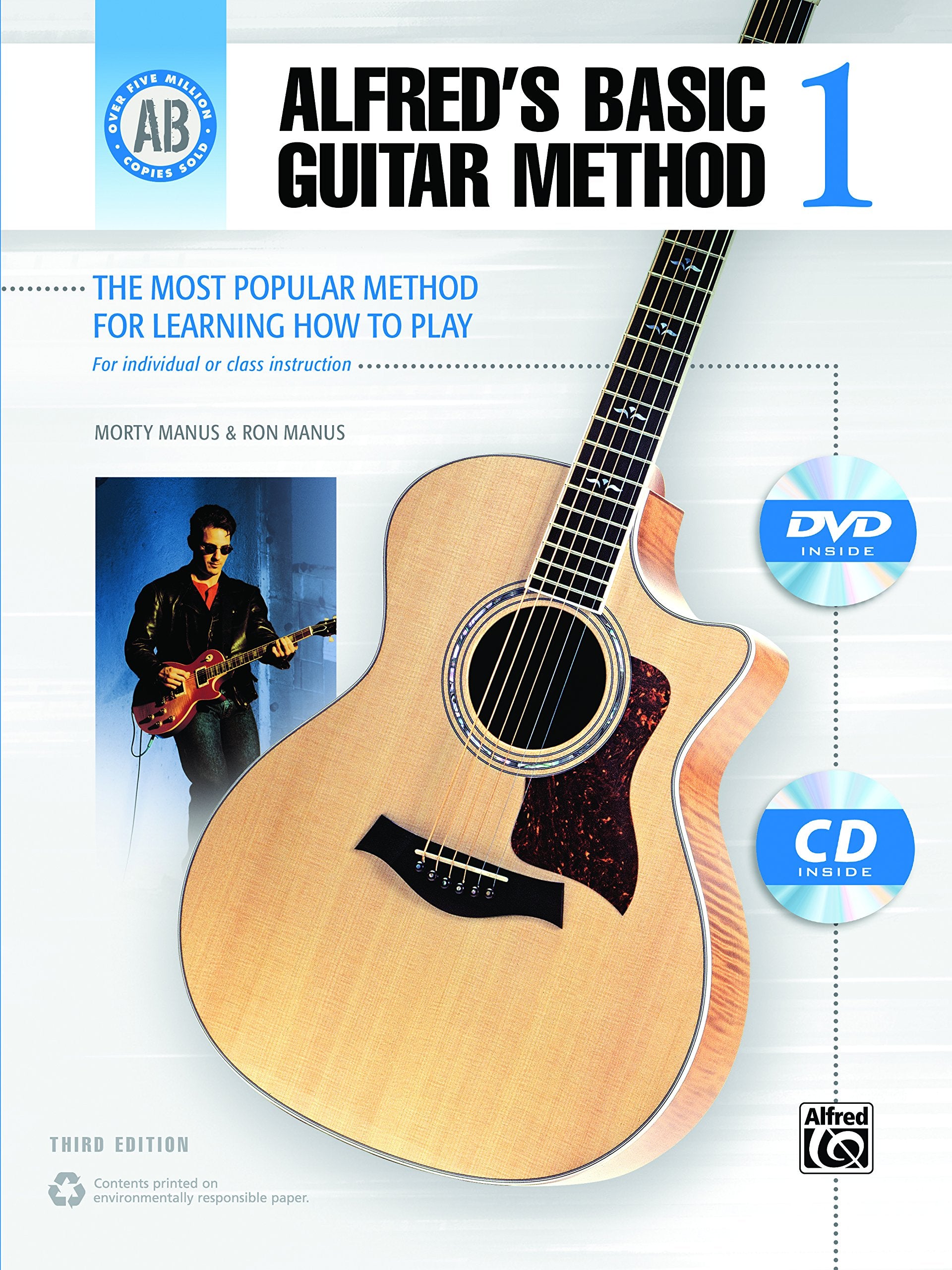 Alfred's Basic Guitar Method 1: The Most Popular Method for Learning How to Play (Alfred's Basic Guitar Library, Bk 1),Used