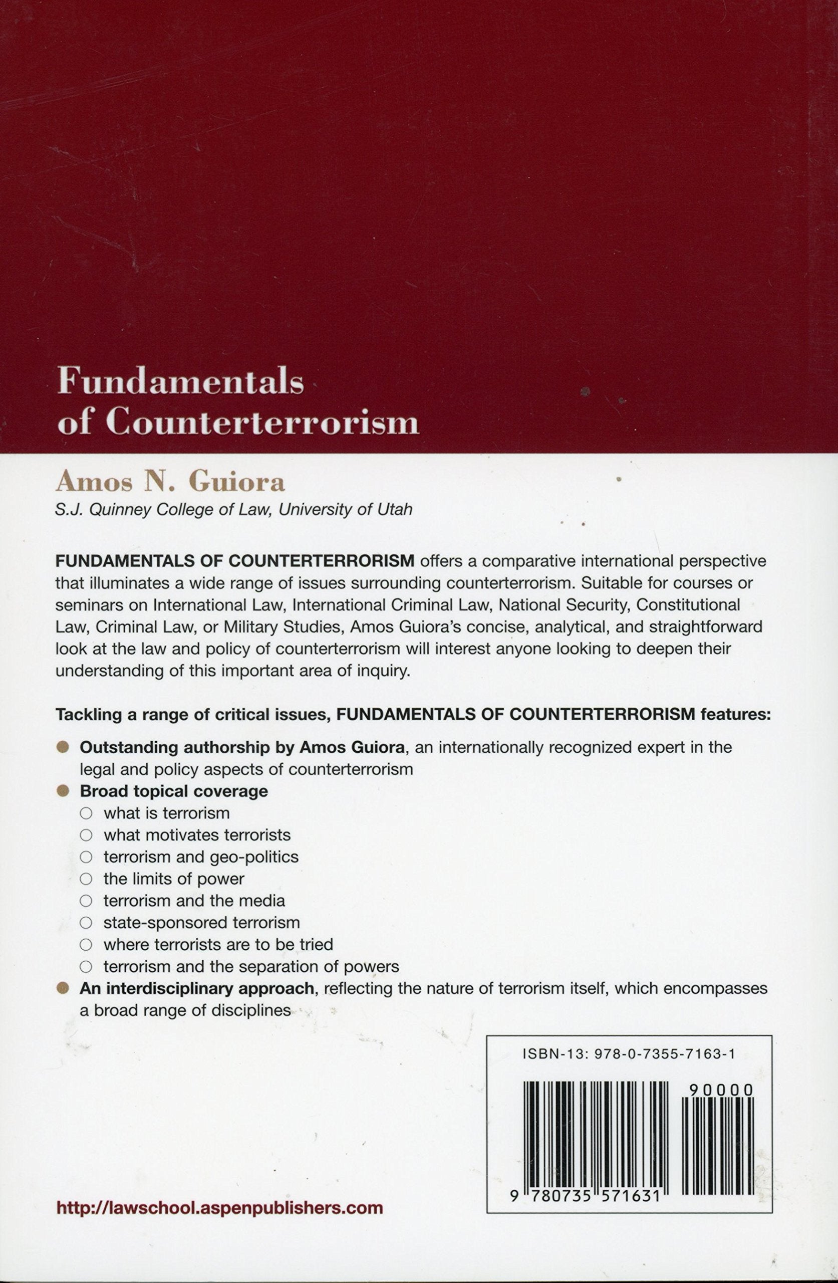 Fundamentals of Counterterrorism,Used