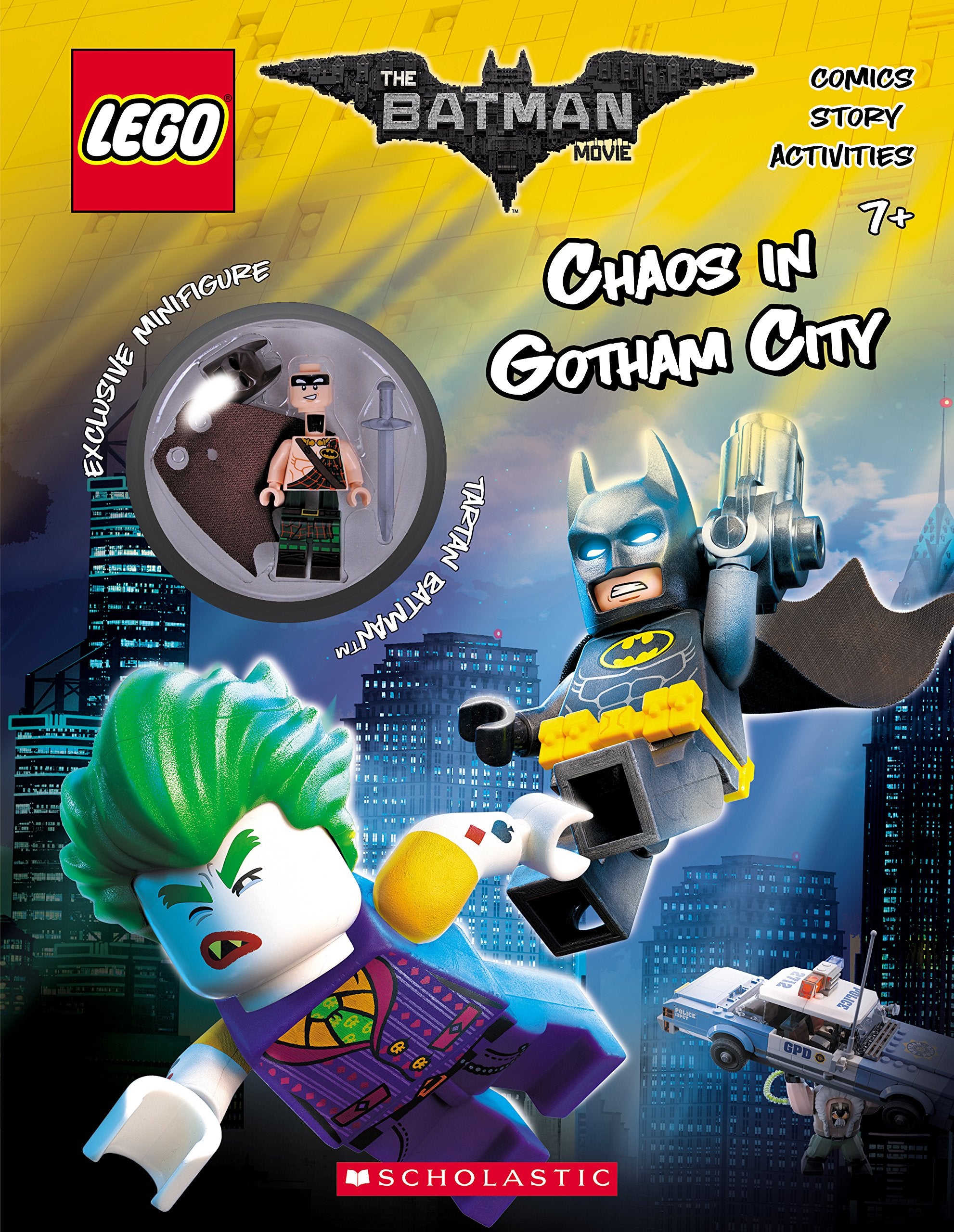 Chaos in Gotham City (The LEGO Batman Movie: Activity Book with Minfigure),Used