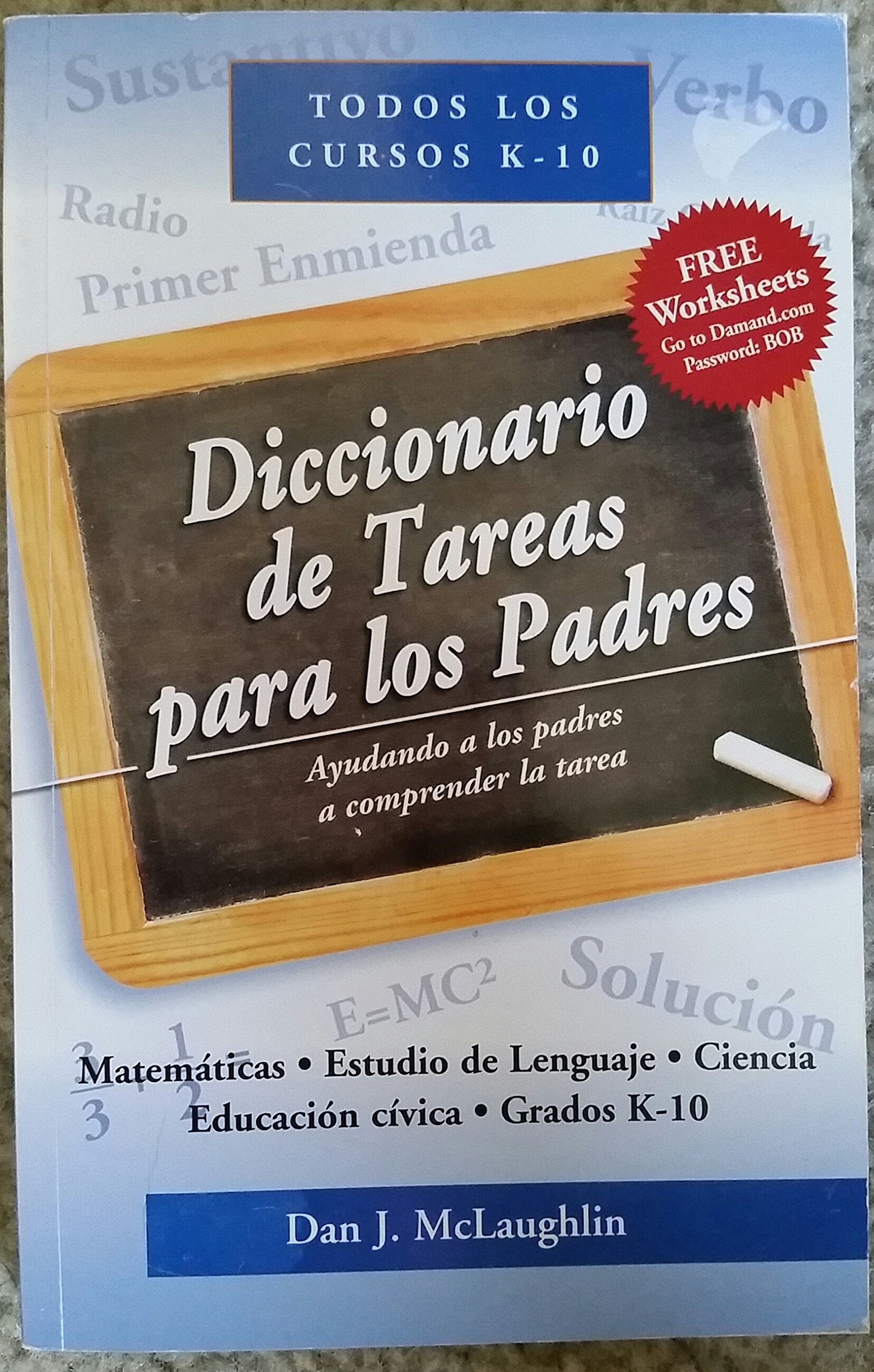Diccionario de Tareas para los padres (Spanish Edition),Used