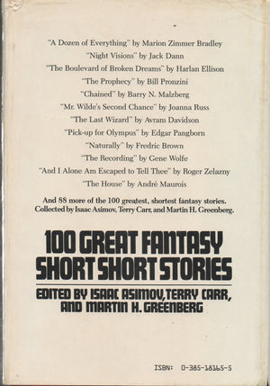 100 Great Fantasy Short Short Stories,New