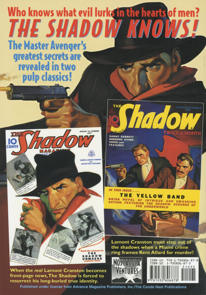 The Shadow Unmasks / The Yellow Band (The Shadow Vol 15),New