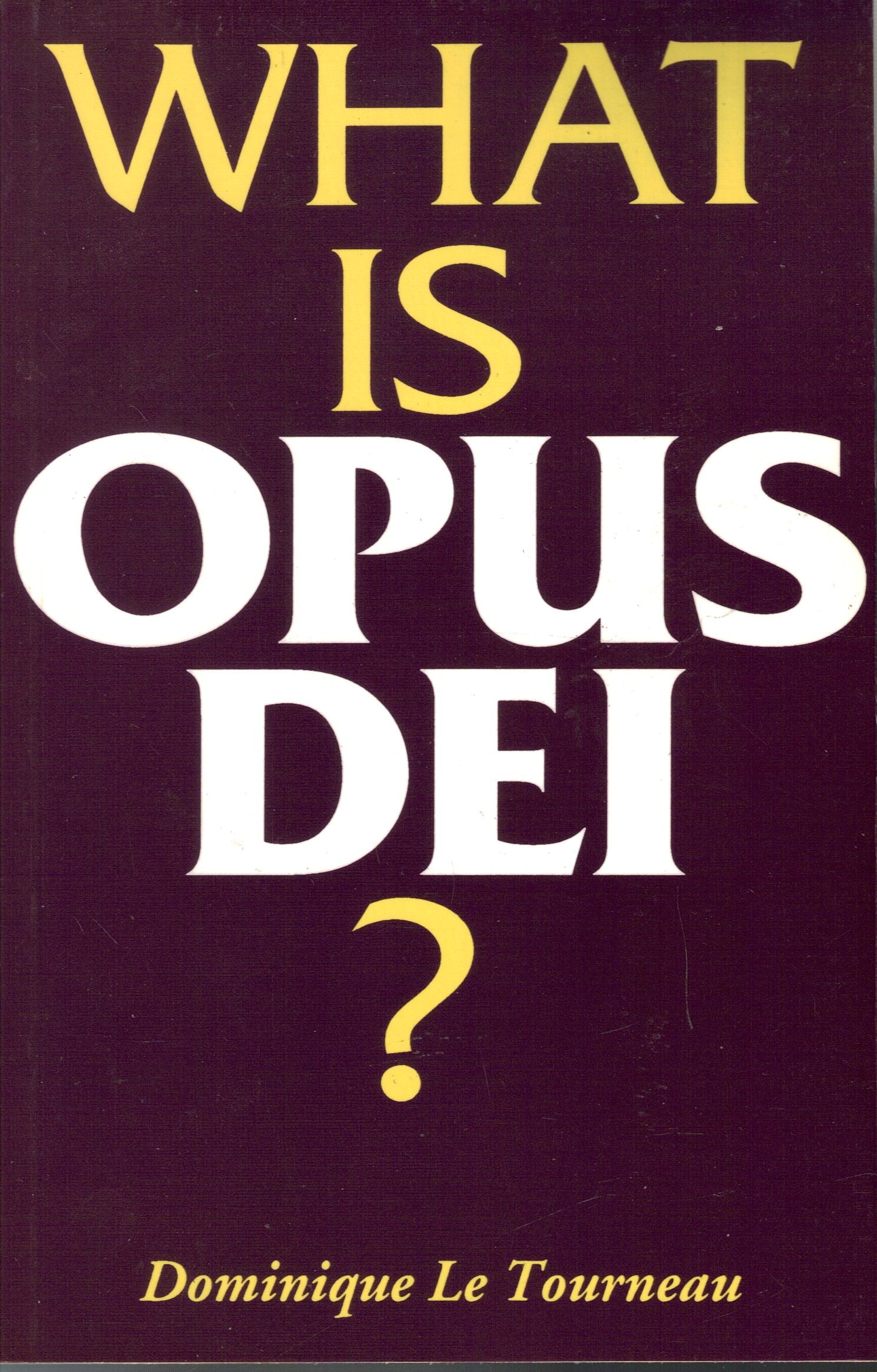 What Is Opus Dei,Used