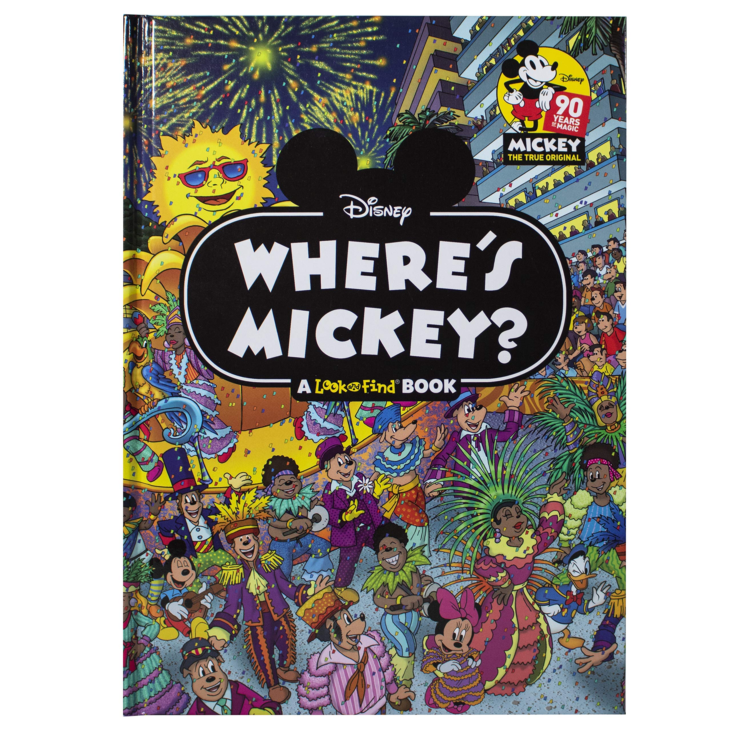 Disney  Where'S Mickey Mouse  A Look And Find Book Activity Book  Pi Kids,New