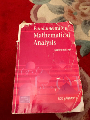 Fundamentals of Mathematical Analysis,Used