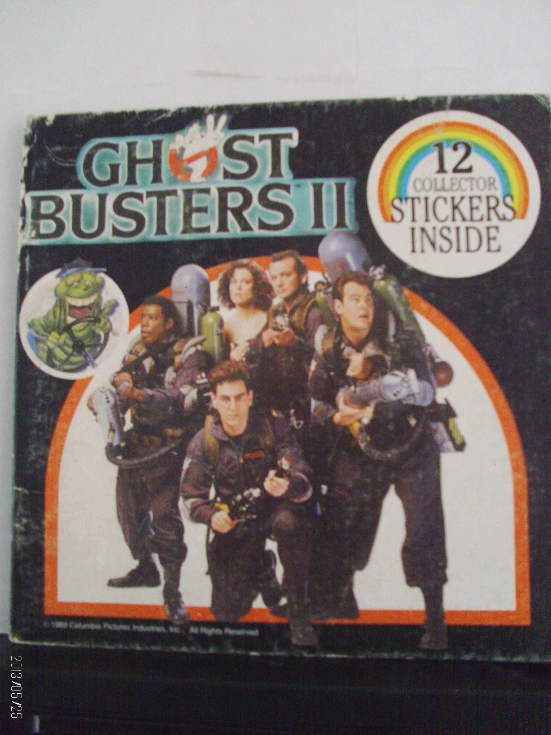 Ghostbusters II Sticker Book,Used