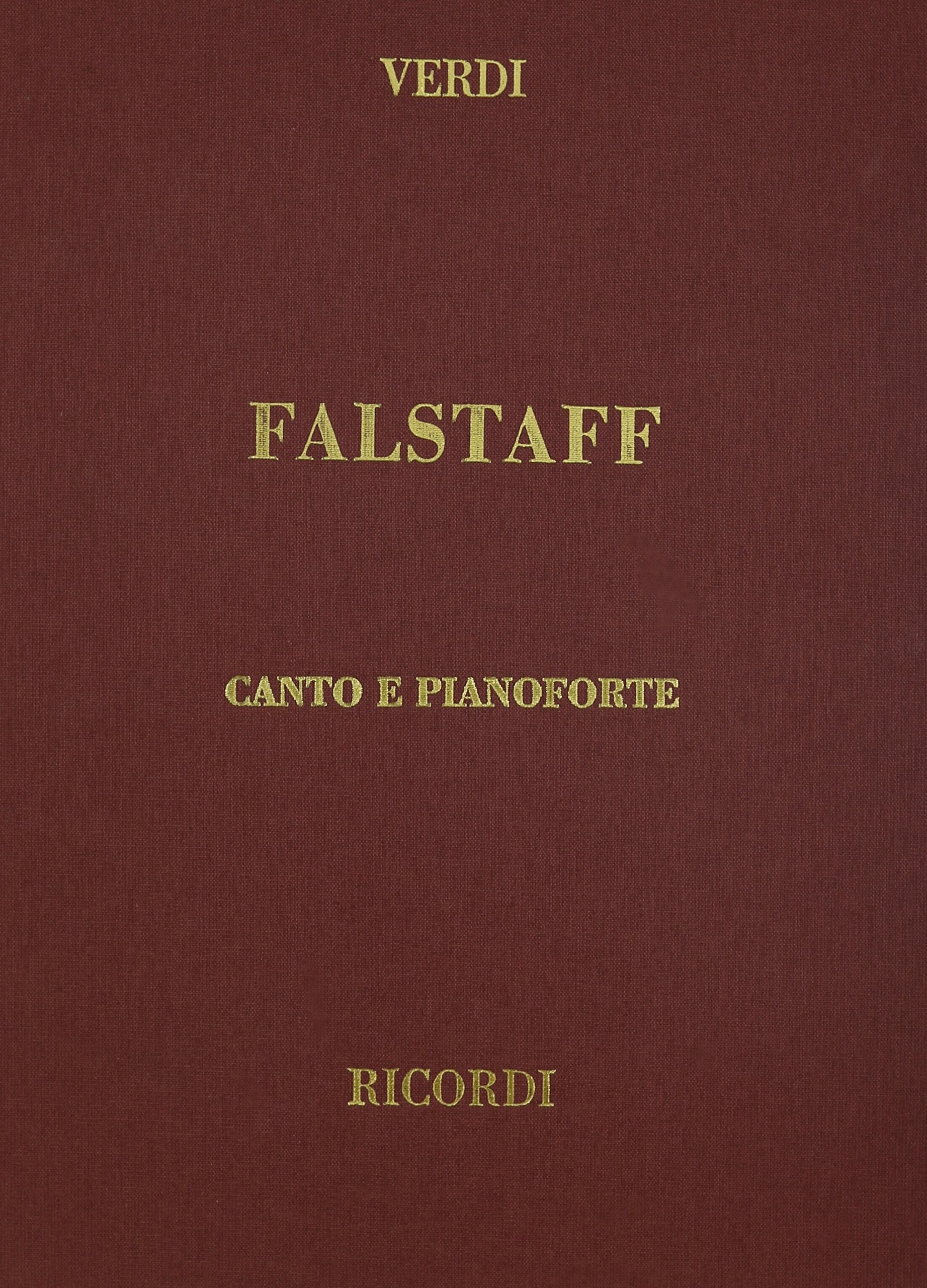 Falstaff, Cloth, It/En: Vocal Score,Used