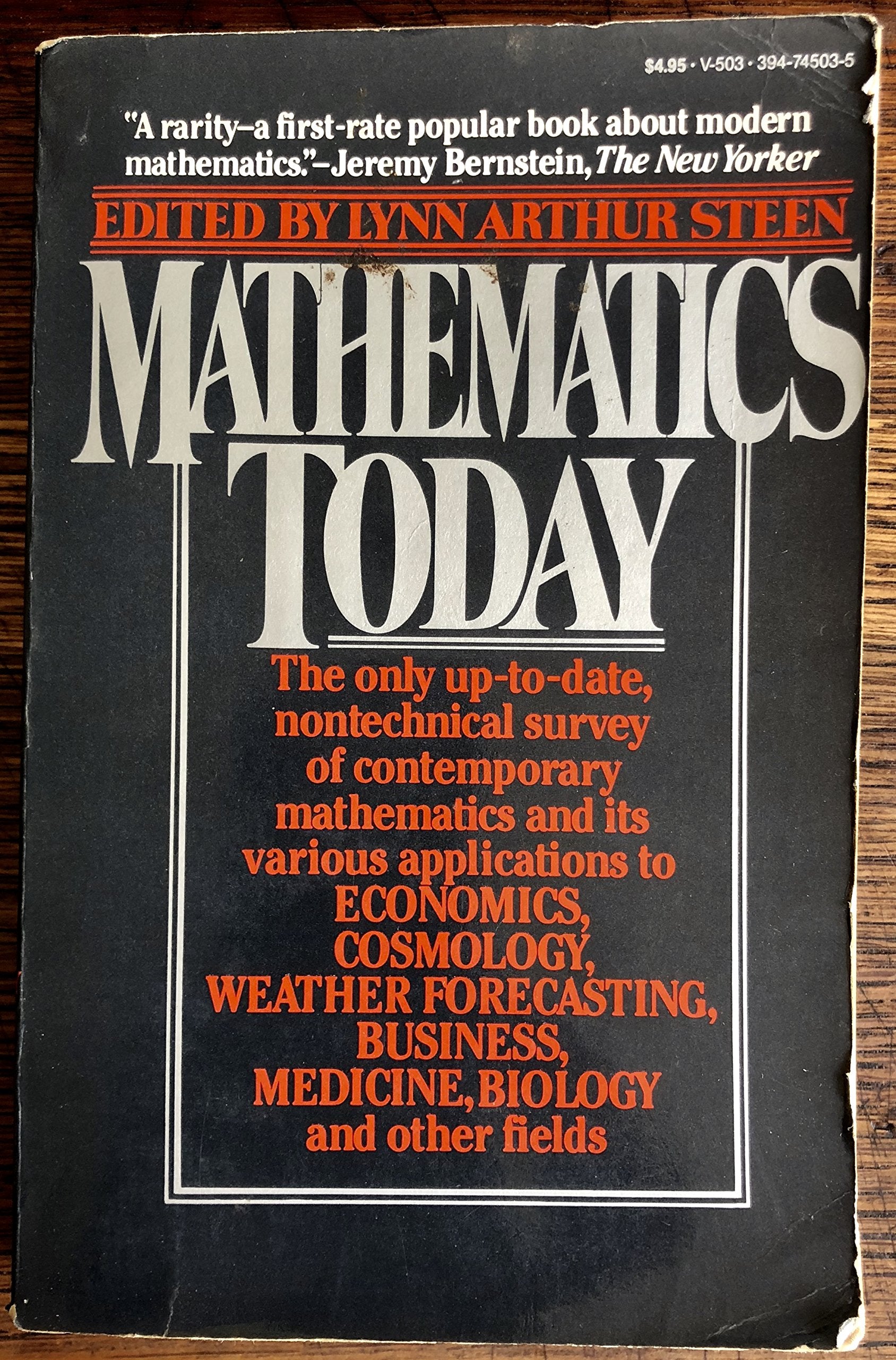 Mathematics Today: Twelve Informal Essays,Used