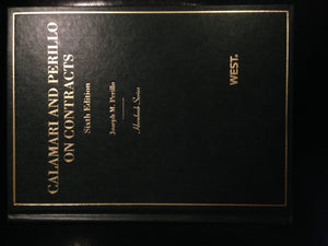 Calamari and Perillo's Contracts, 6th (Hornbook Series) (Hornbook Series Sixth Edition),Used