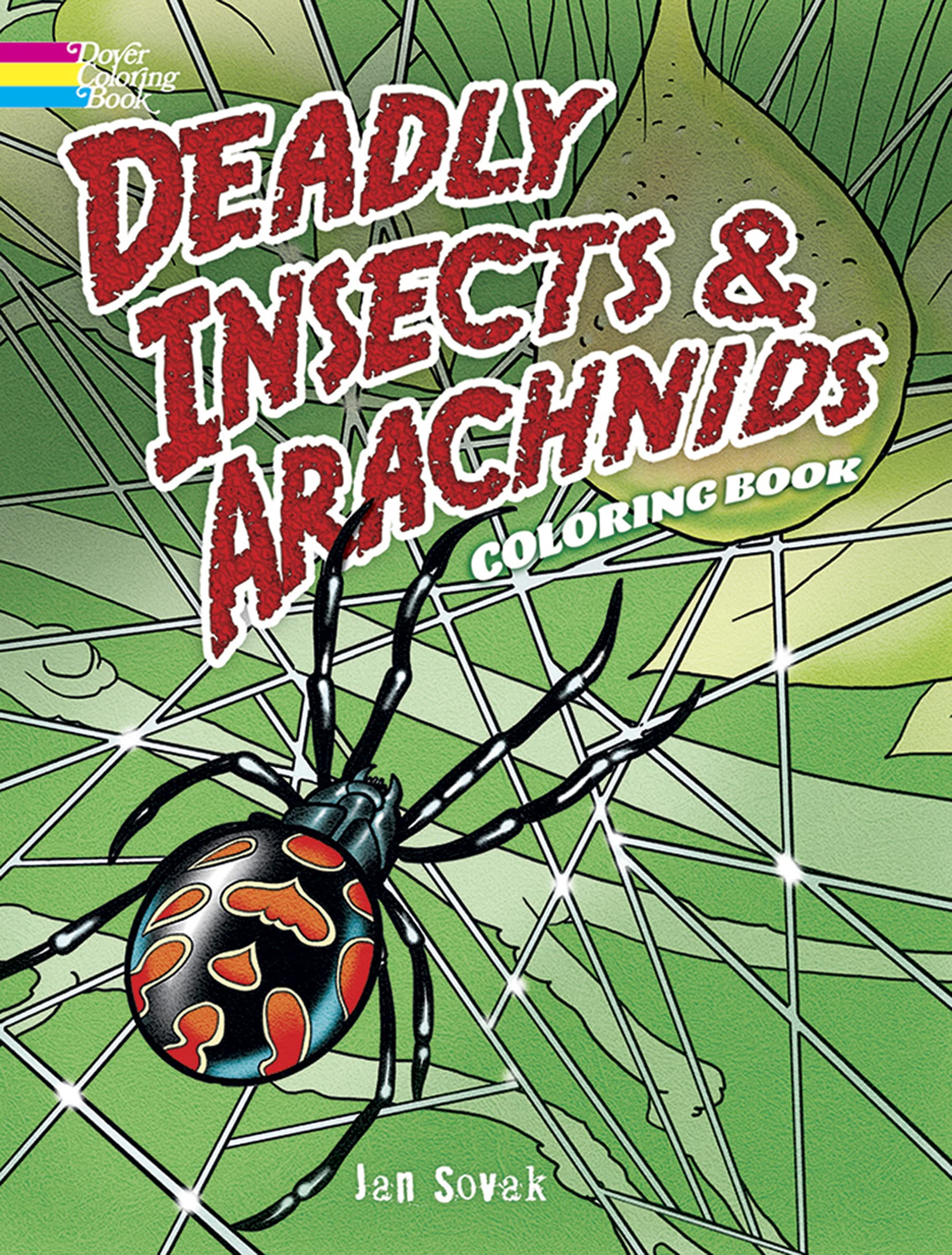 Deadly Insects and Arachnids Coloring Book (Dover Nature Coloring Book),Used